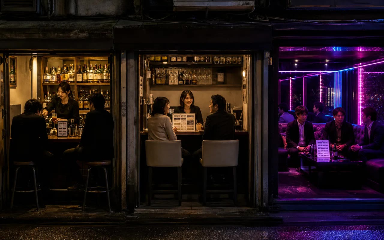 Thumbnail for Host clubs, girls bars and ordinary bars: a field guide